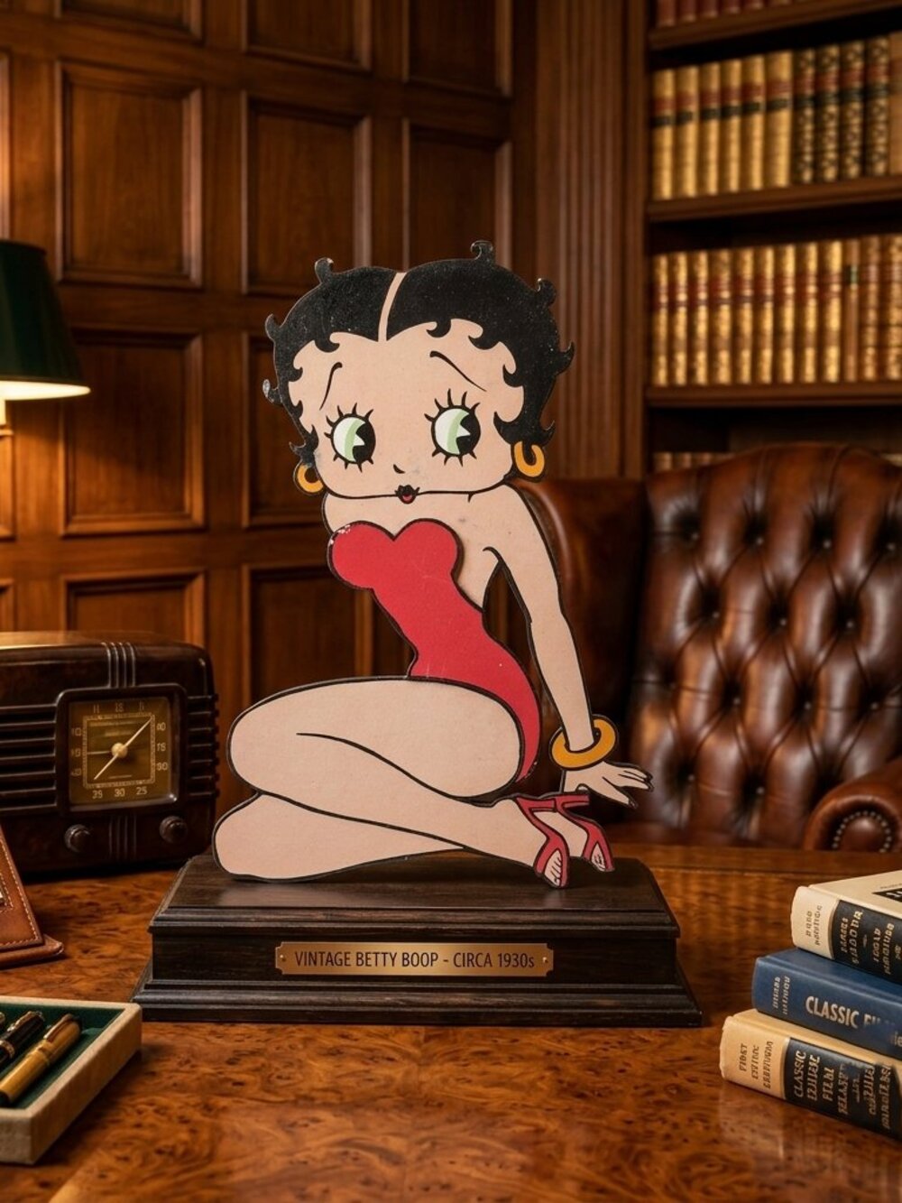 Betty Boop Wood Wall Cutout Display Wall Art